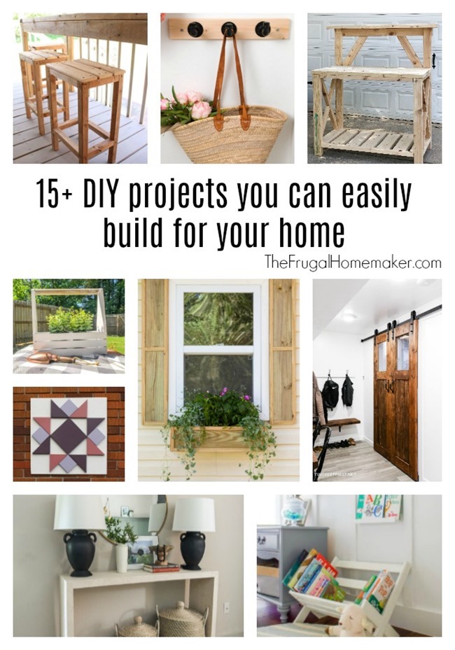 15 DIY projects you can easily build for your home