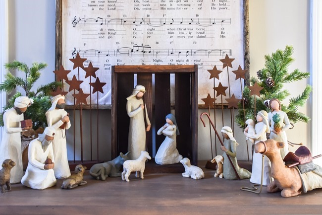 DIY Christmas Music Framed Art-10