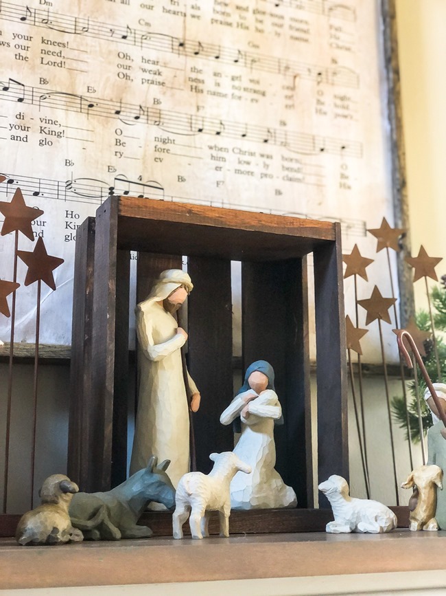 DIY Christmas Music Framed Art-14