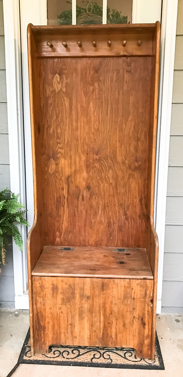 DIY Farmhouse Hall Tree (entryway bench) (1 of 10)