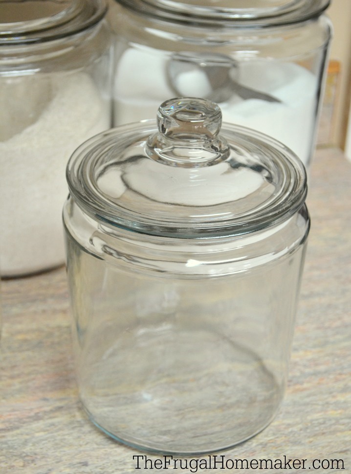 Adding some chalkboard label fun to my glass canisters