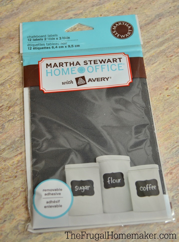 Adding some chalkboard label fun to my glass canisters