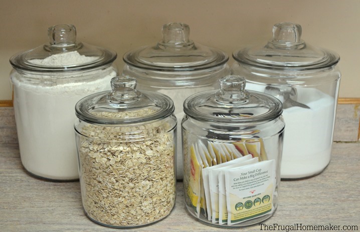 Adding some chalkboard label fun to my glass canisters