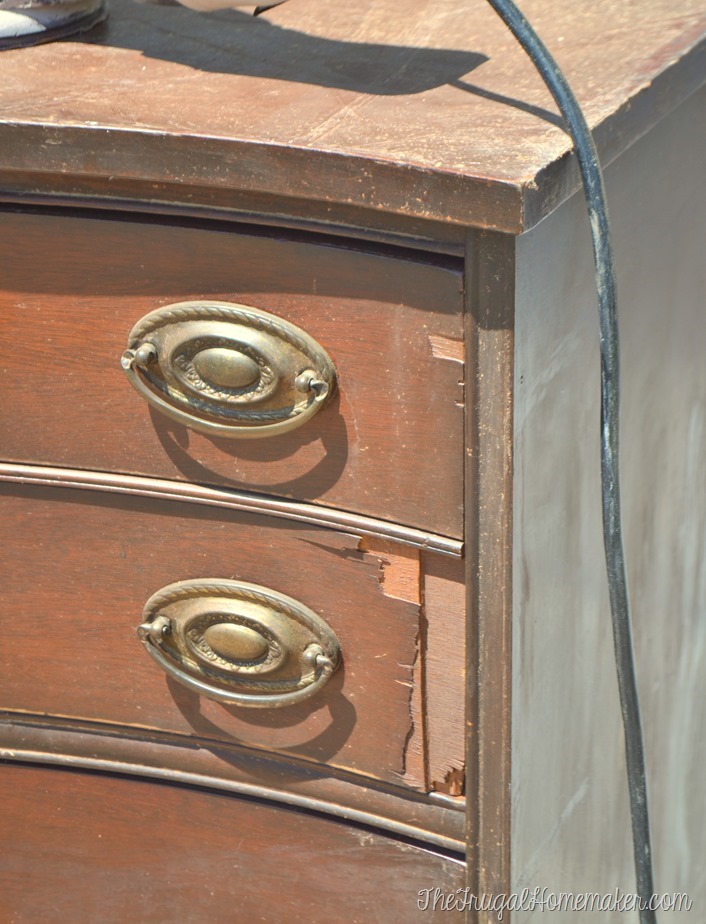 chipped and broken veneer