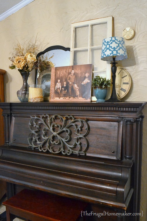 antique piano