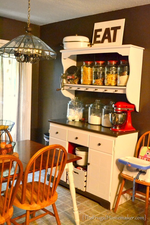 baking corner in kitchen
