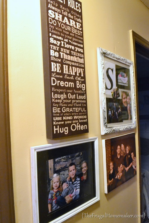 DIY gallery wall 