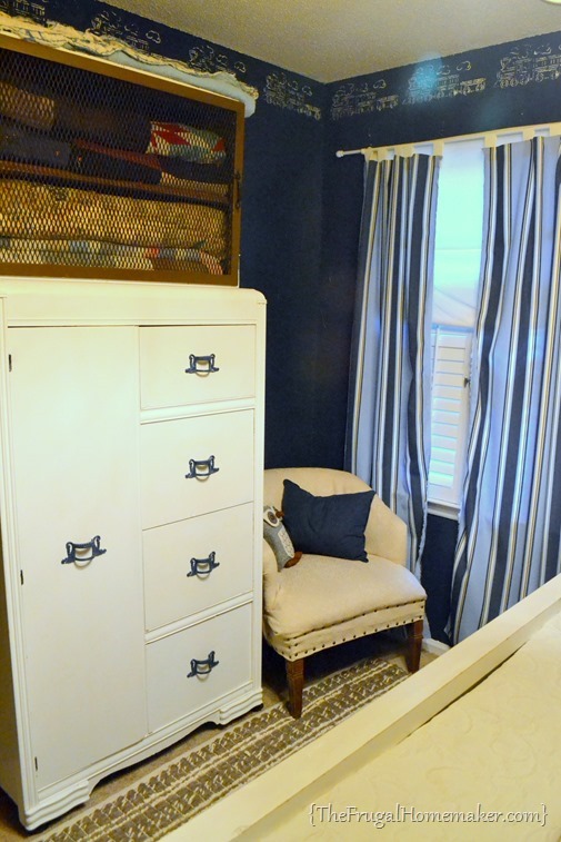 blue boys bedroom