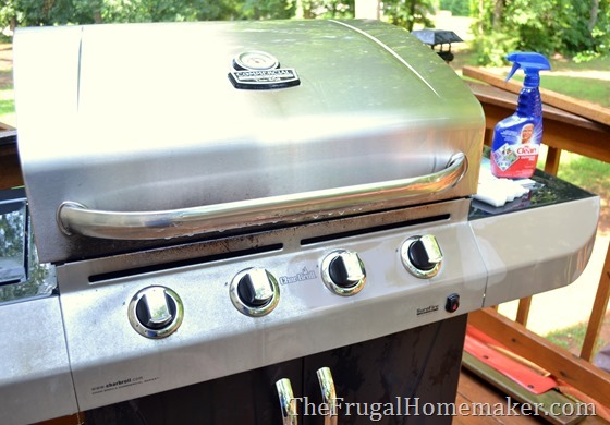 cleaning grill