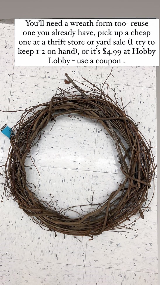 Green and White DIY Simple Spring Wreath-2