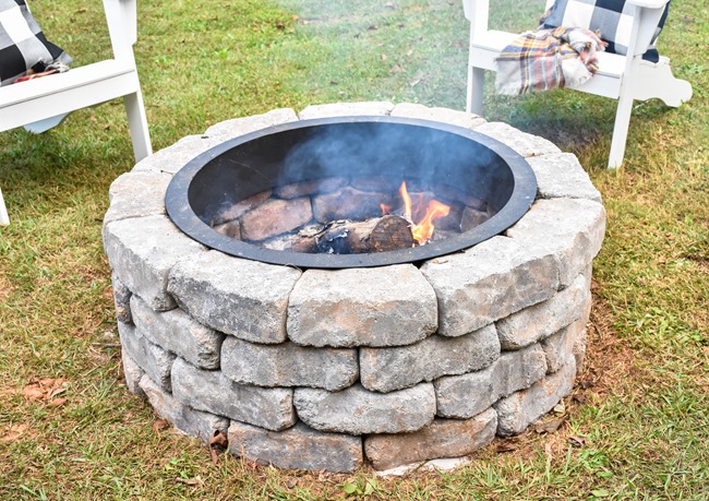 How to build a DIY firepit in your backyard-37