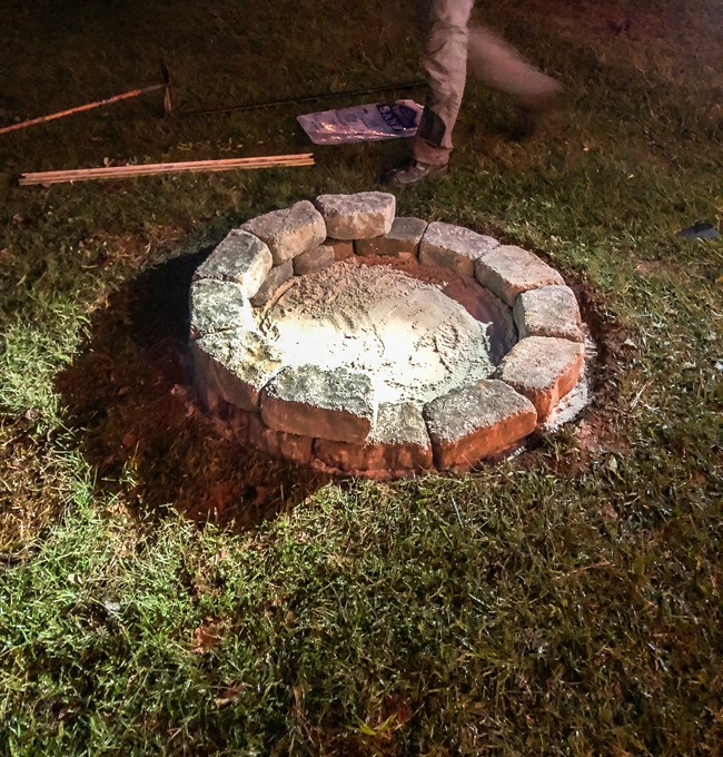 How to build a DIY firepit in your backyard-53