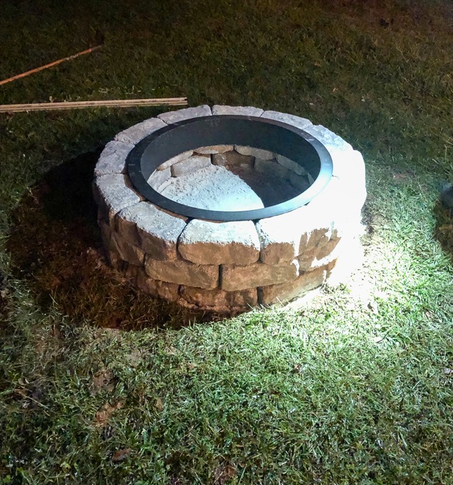 How to build a DIY firepit in your backyard-54