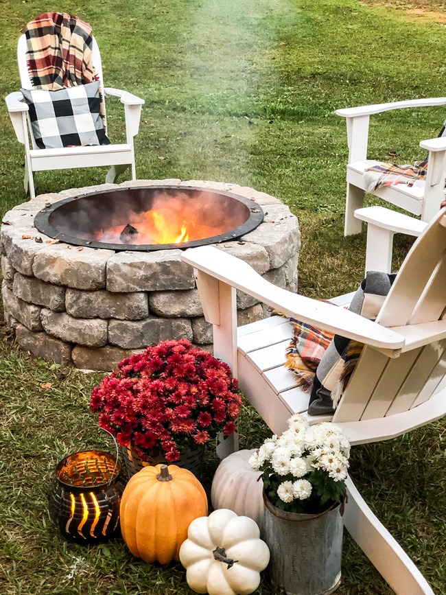 How to build a DIY firepit in your backyard-73
