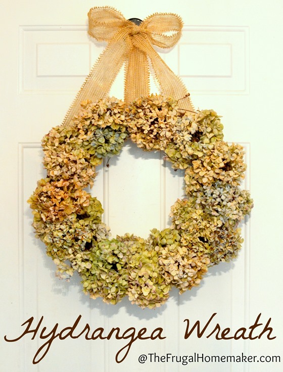 Hydrangea wreath