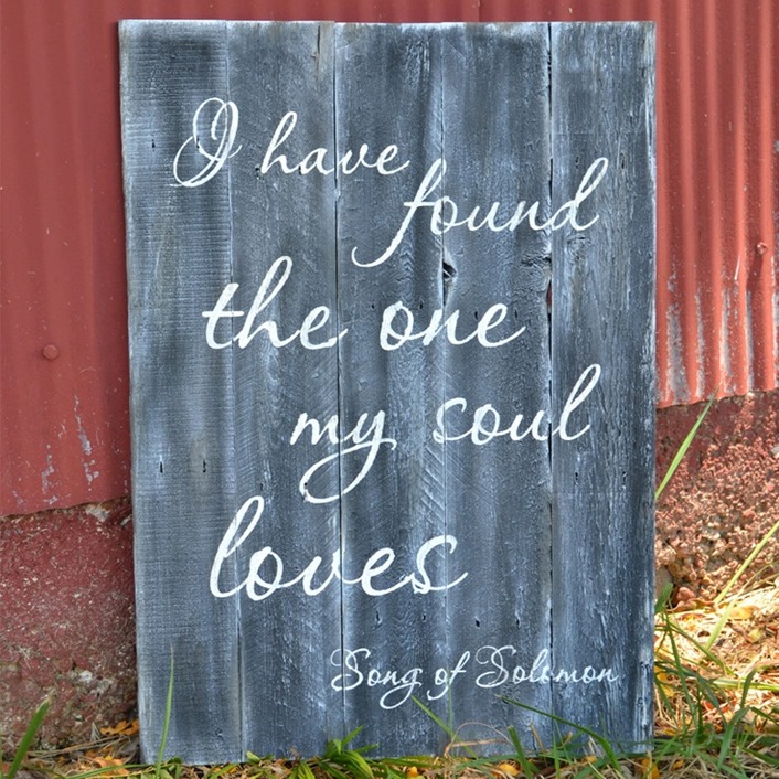 I have found one who my soul loves