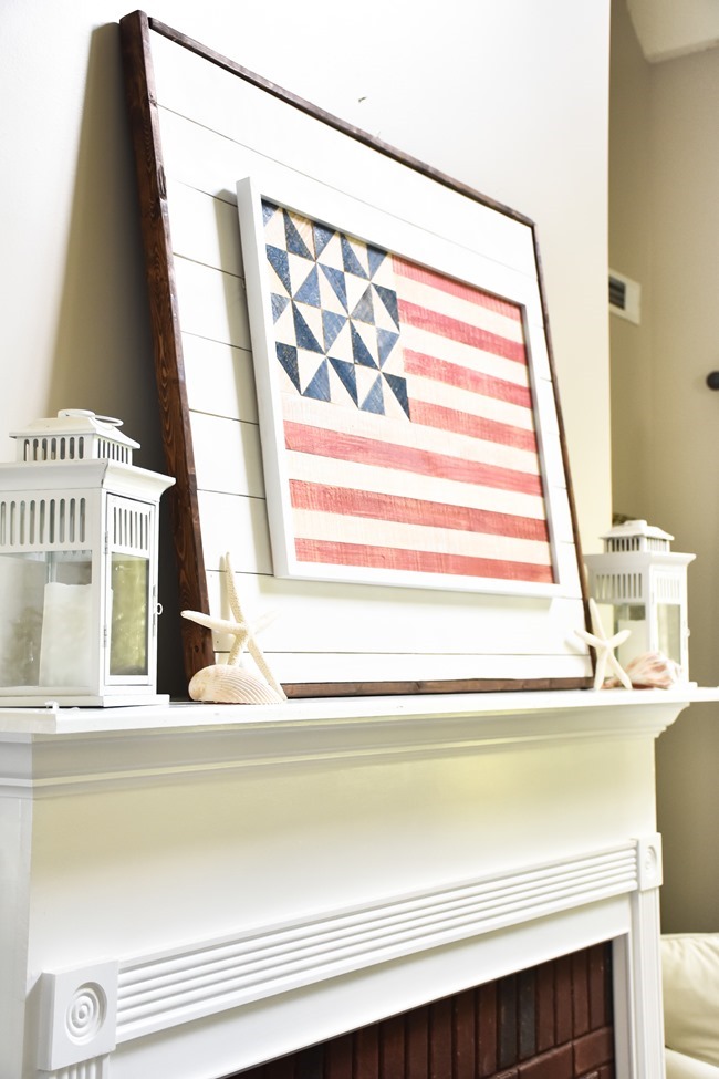 Patriotic Coastal Mantel (1 of 1)